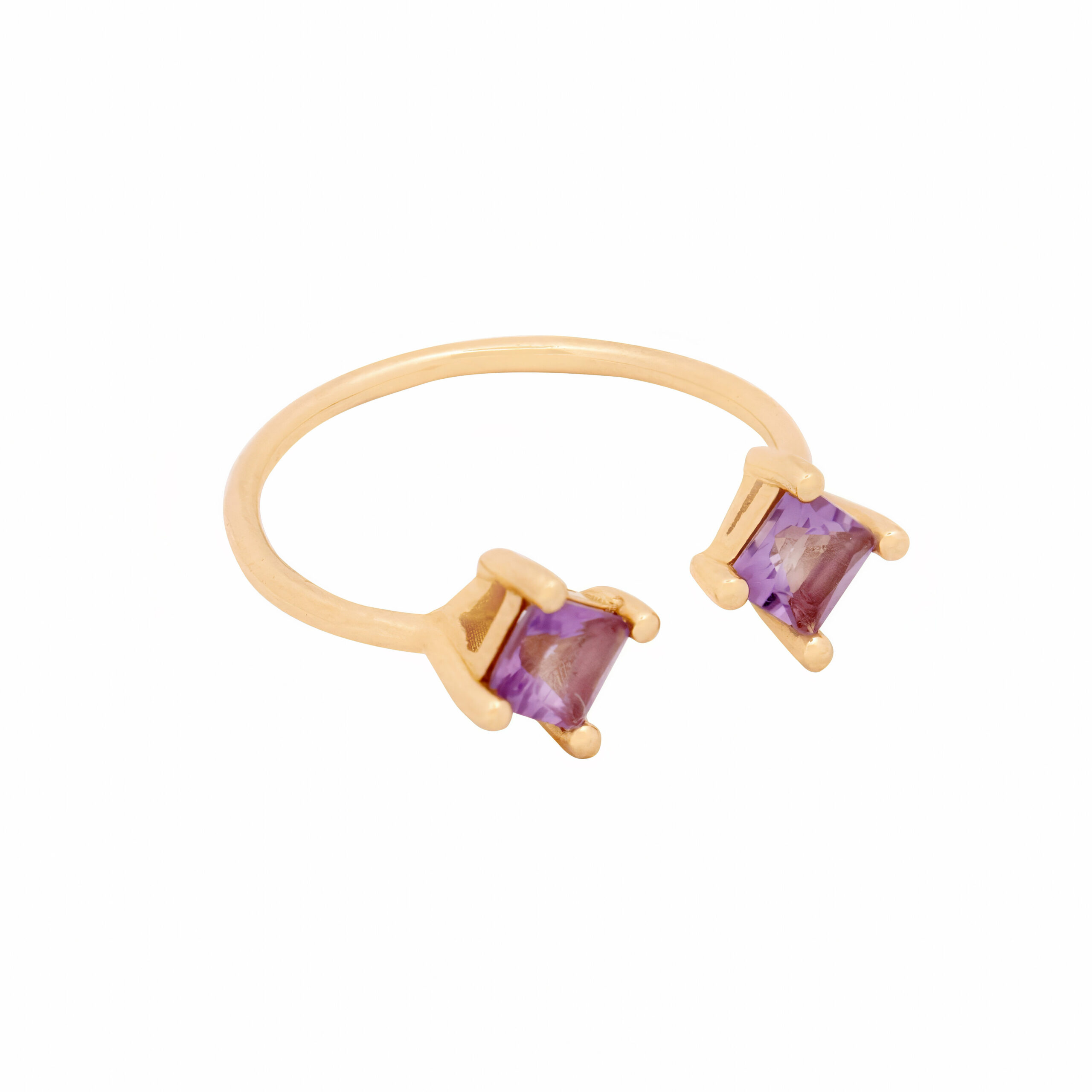 Bague Duo Améthyste – Image 2
