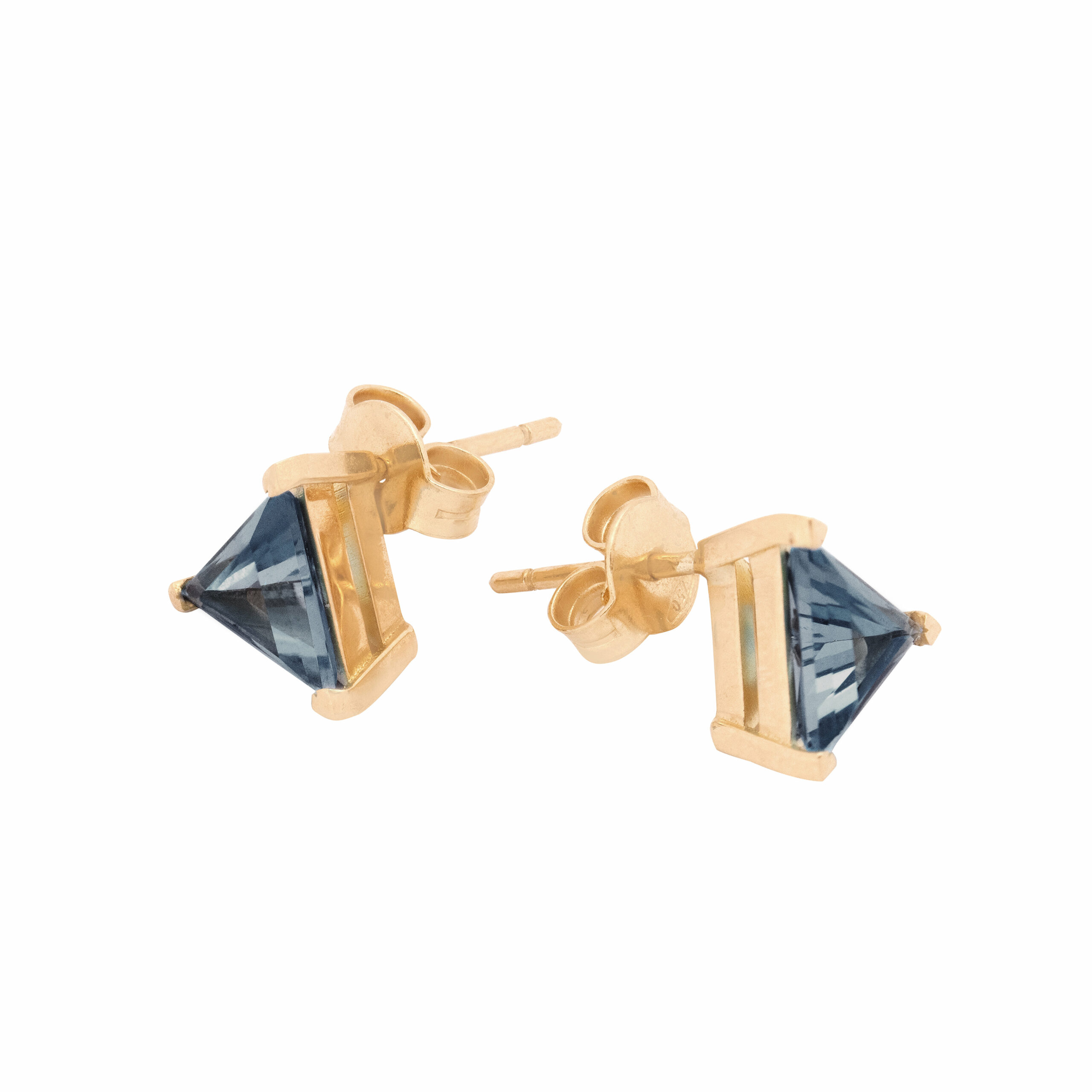 Boucles d'oreilles Trilogie - Topaze Blue London – Image 2