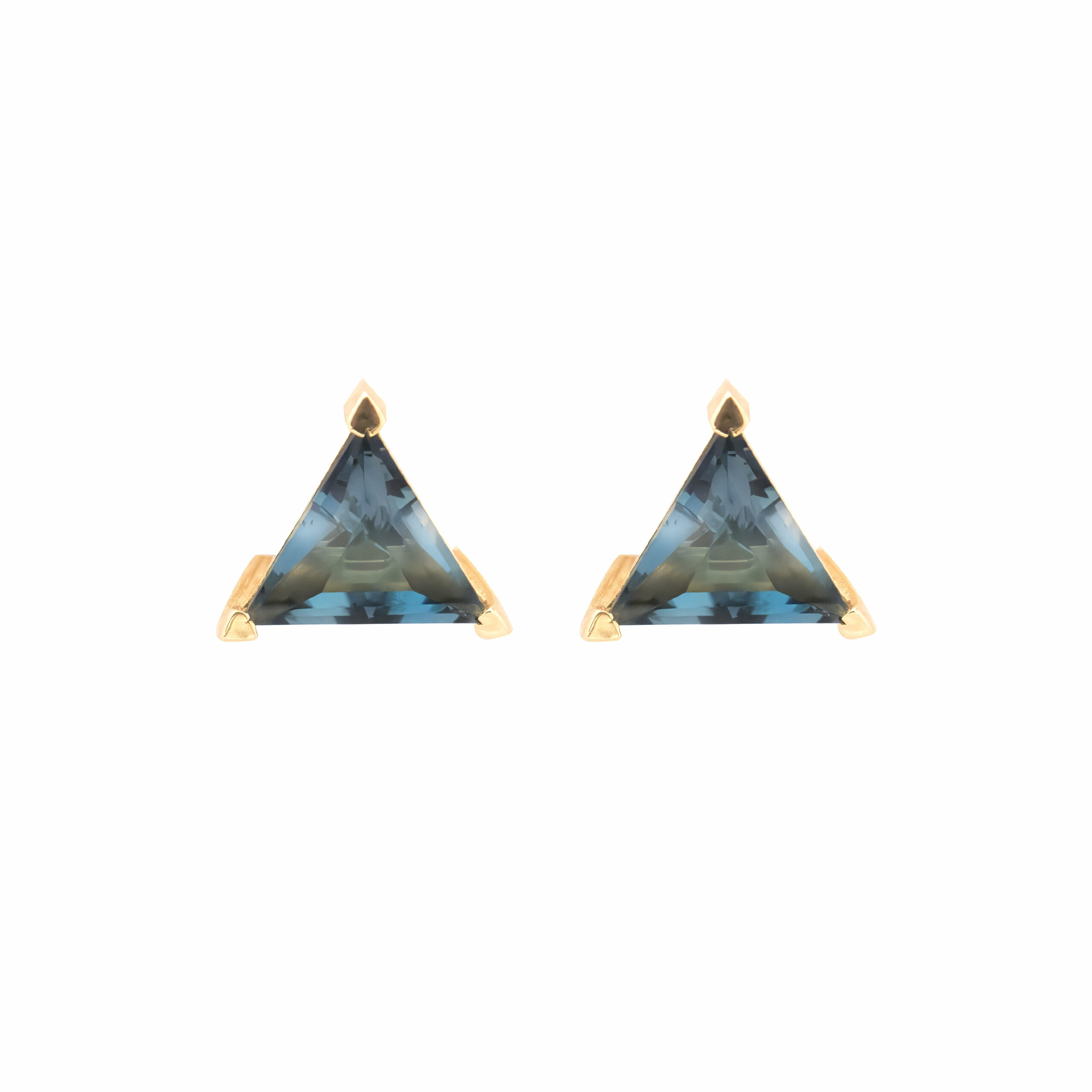 Boucles d'oreilles Trilogie - Topaze Blue London