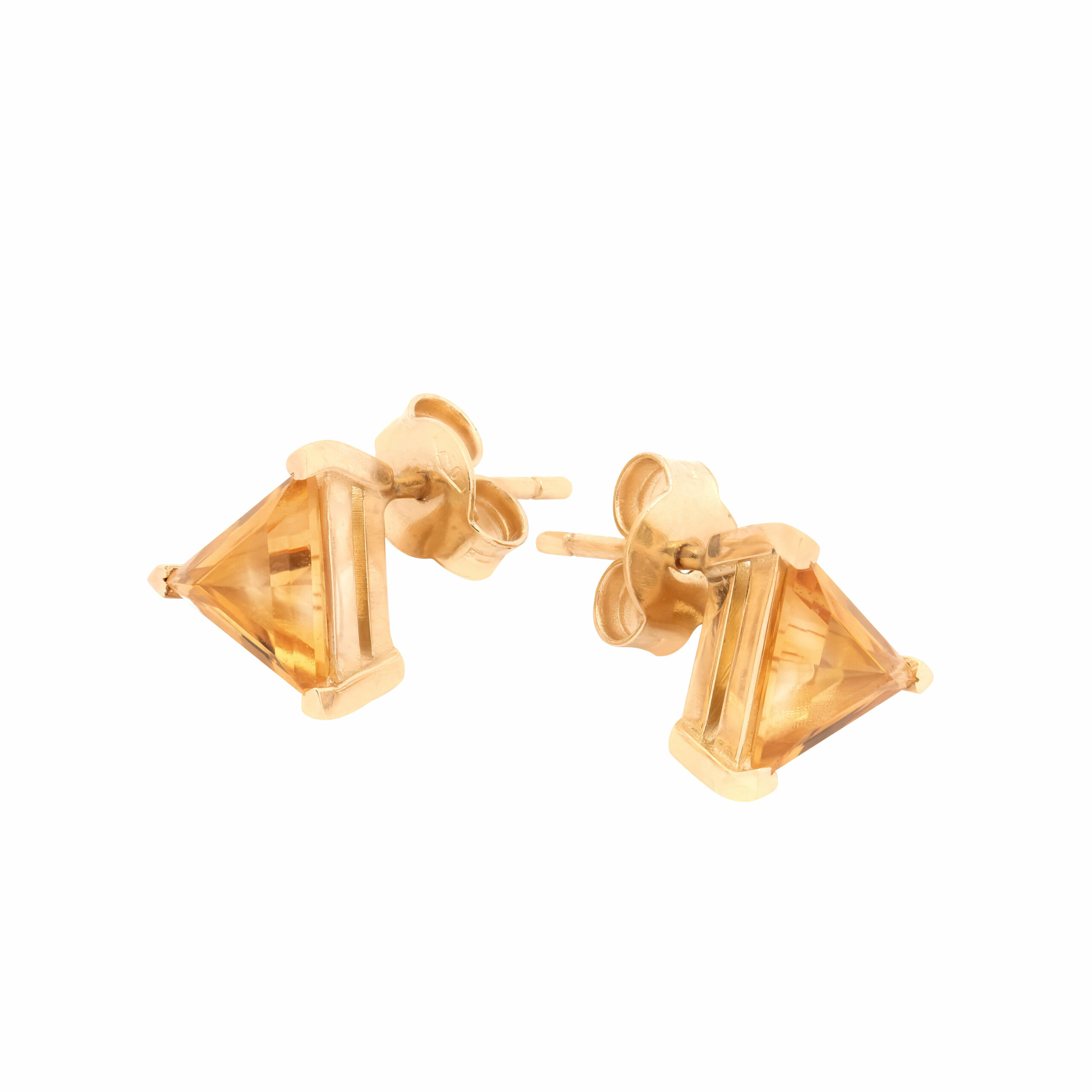 Boucles d'oreilles Trilogie - Citrine – Image 2