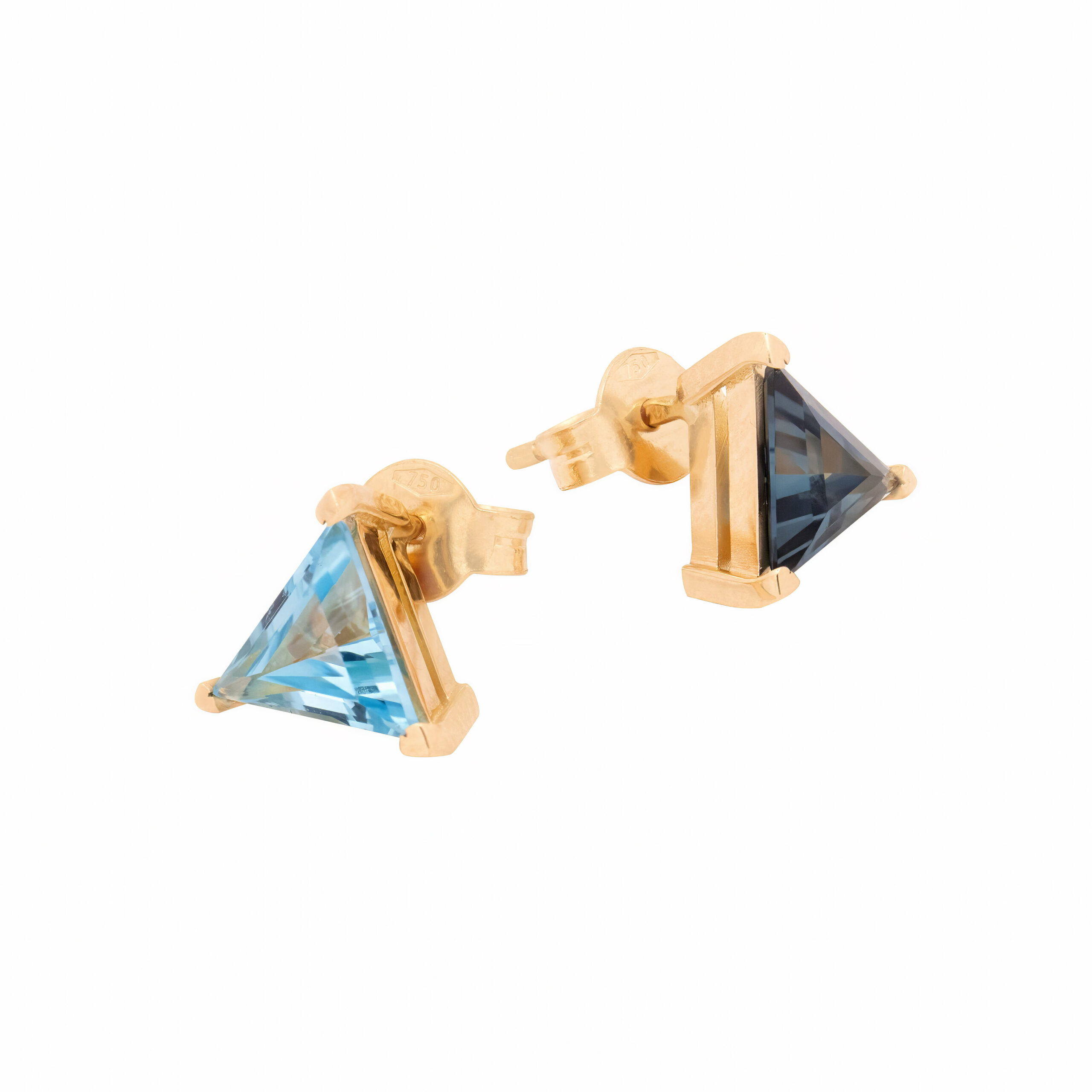 Boucles d'oreilles Trilogie - Topaze Blue London – Image 4