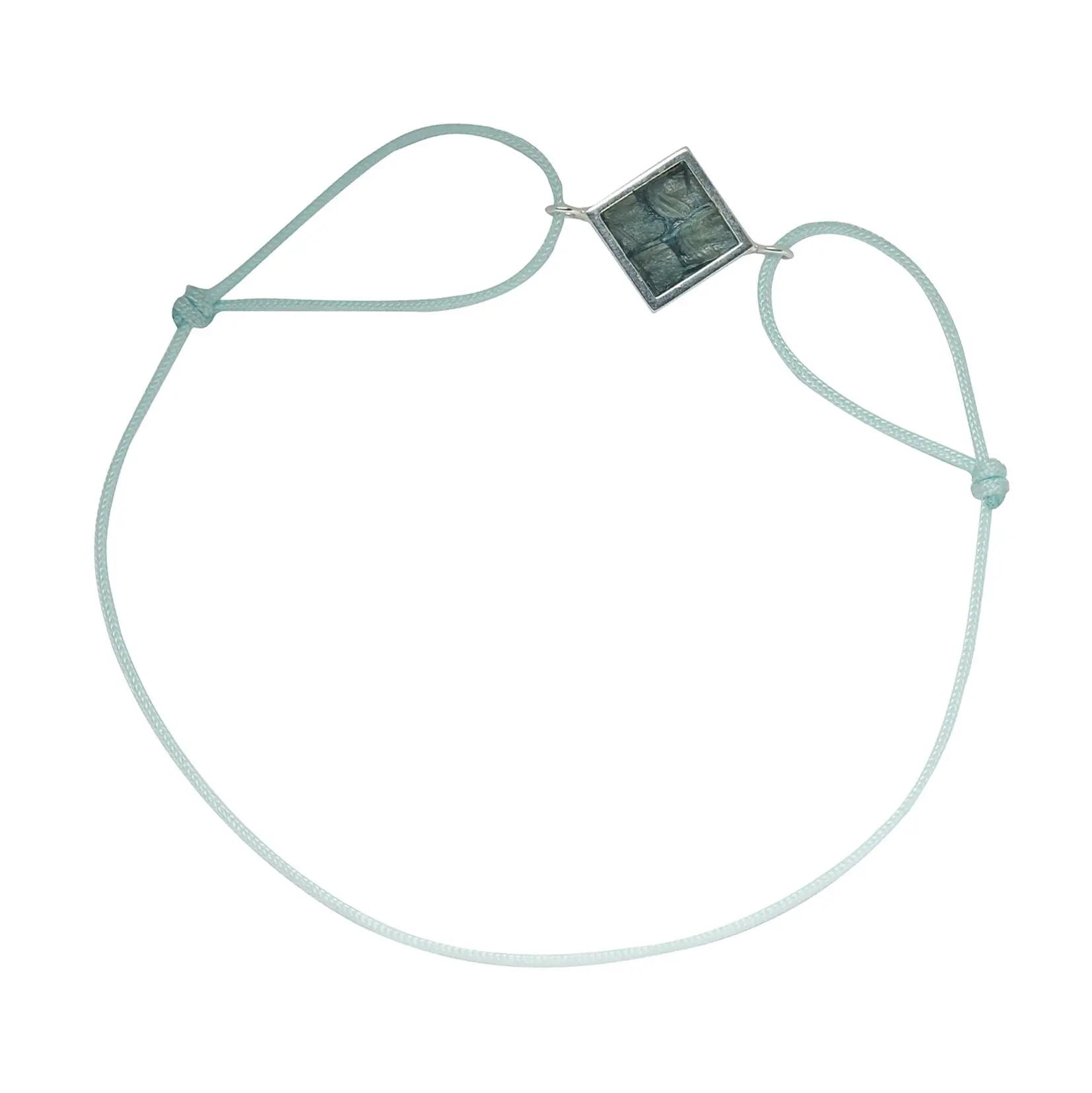 Bracelet en argent de luxe joaillerie bordeaux cordon bleu