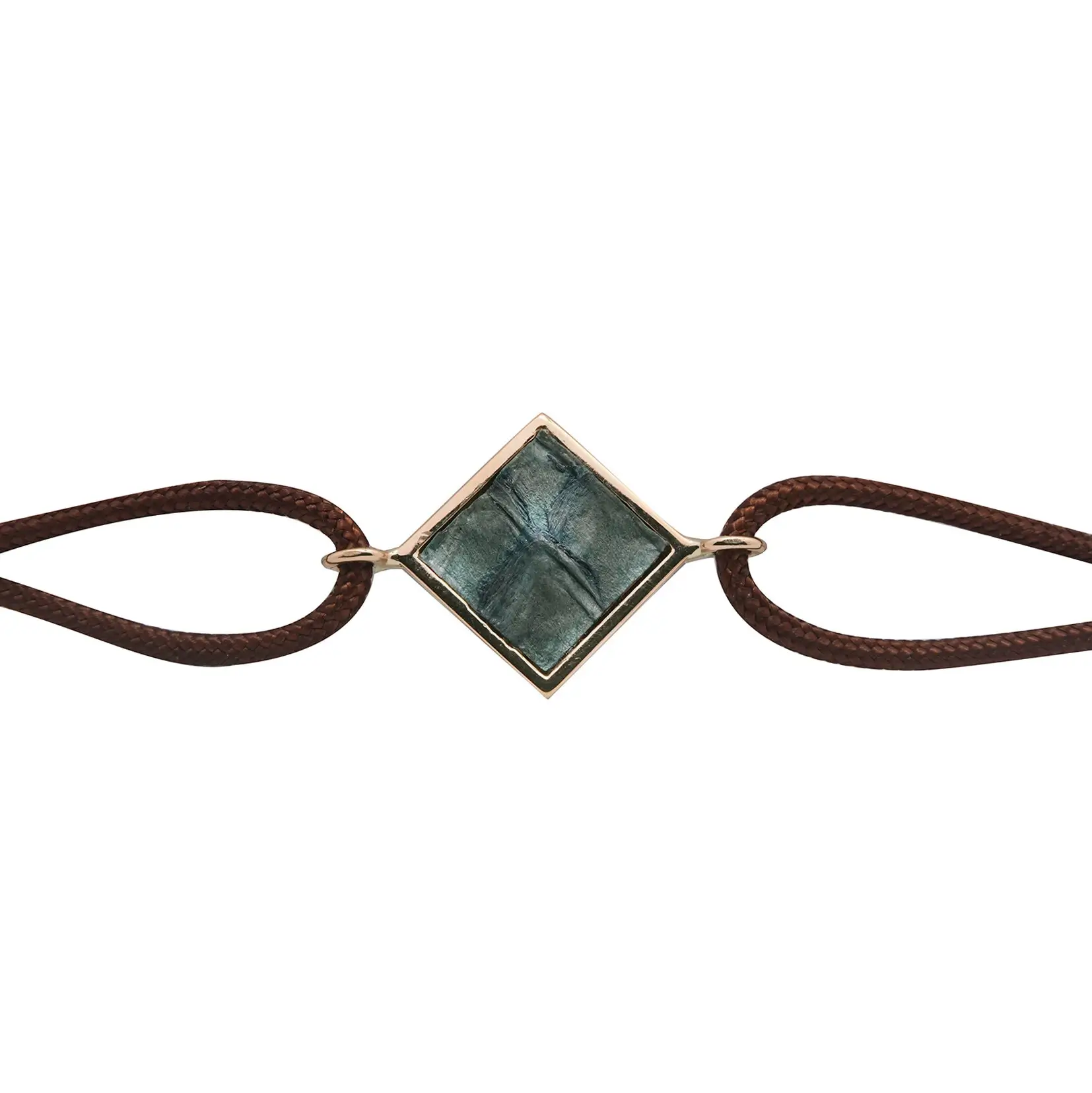 Bracelet « Ligne Marine » – Or 18K & cuir de poisson – Image 13