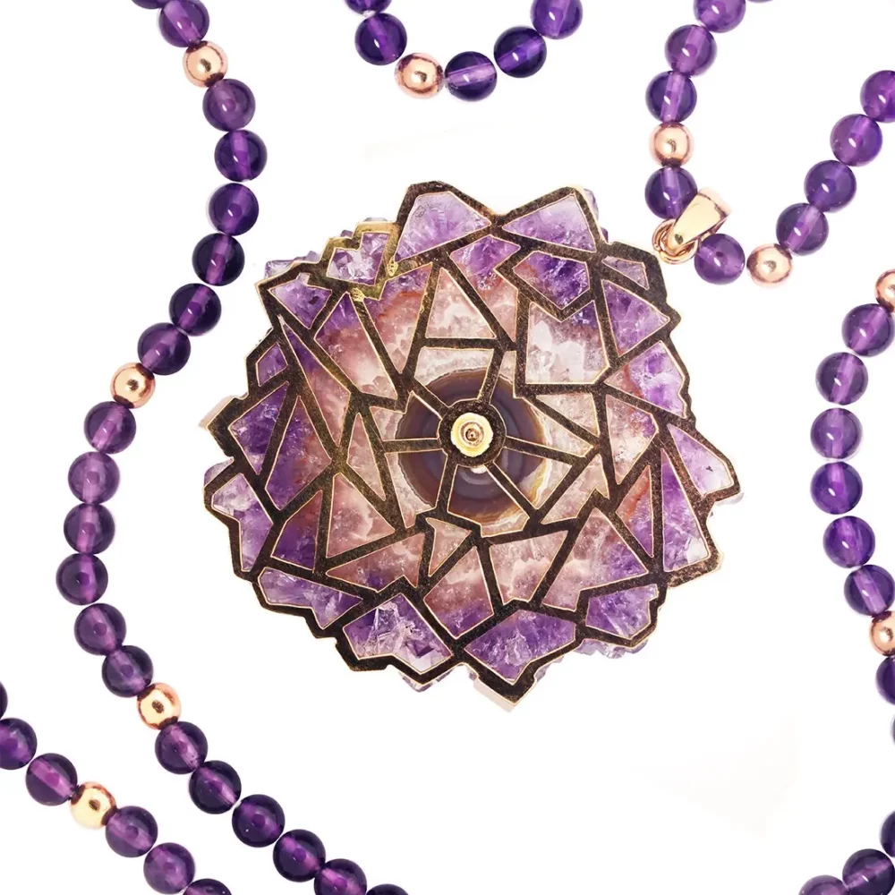 Sautoir en or rose joaillerie bordeaux l'etoile d'uruguay